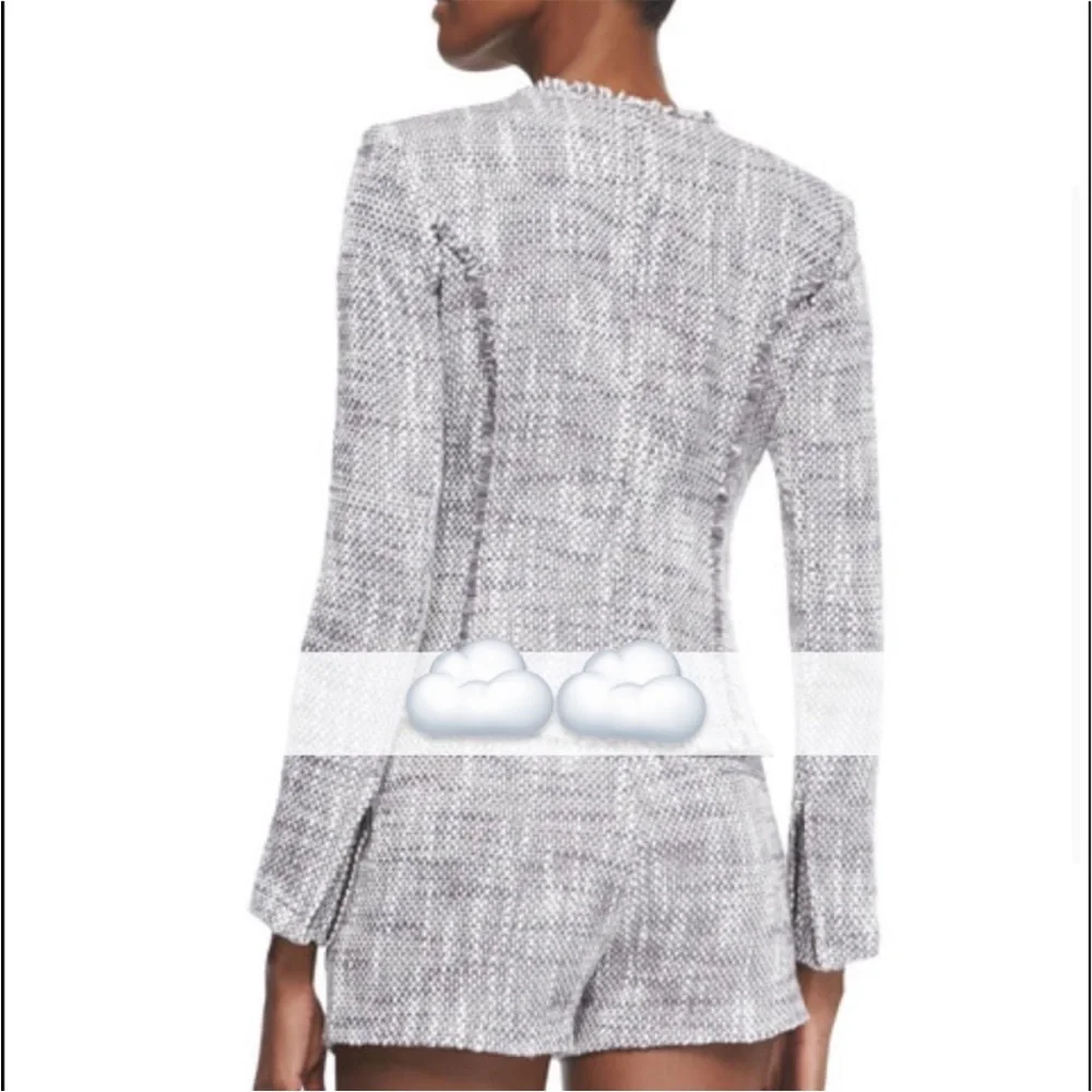 Joie Collis Fringe-Trim Tweed Jacket - Picture 2 of 7